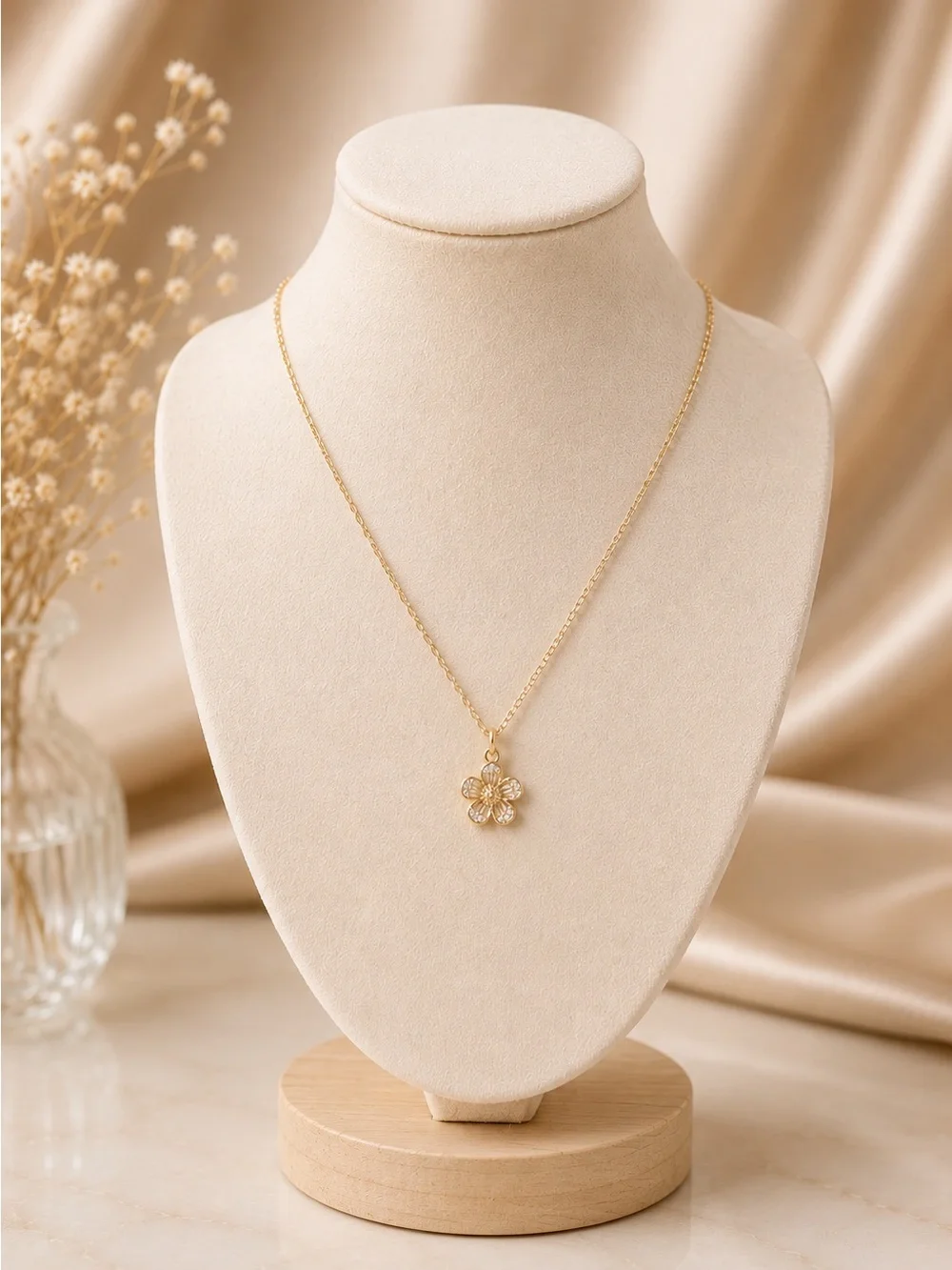 Kate Spade fleurette gold necklace.